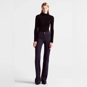 Altuzarra 40 Serge Denim Pant in Berry Blue Dark Wash